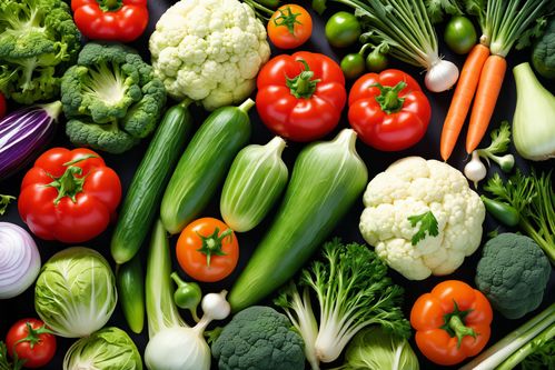 有機蔬菜花菜高清圖 果蔬圖片素材